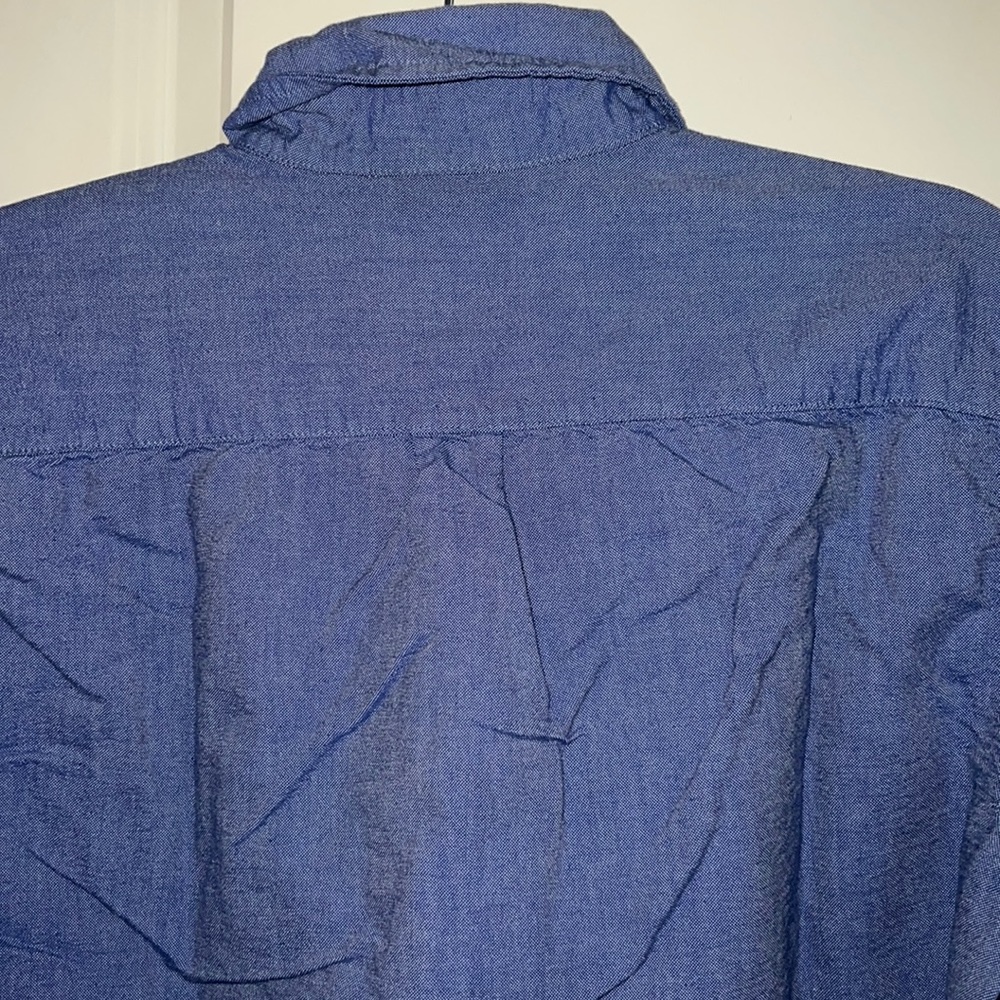 Aeo Blue Button Down - image 7